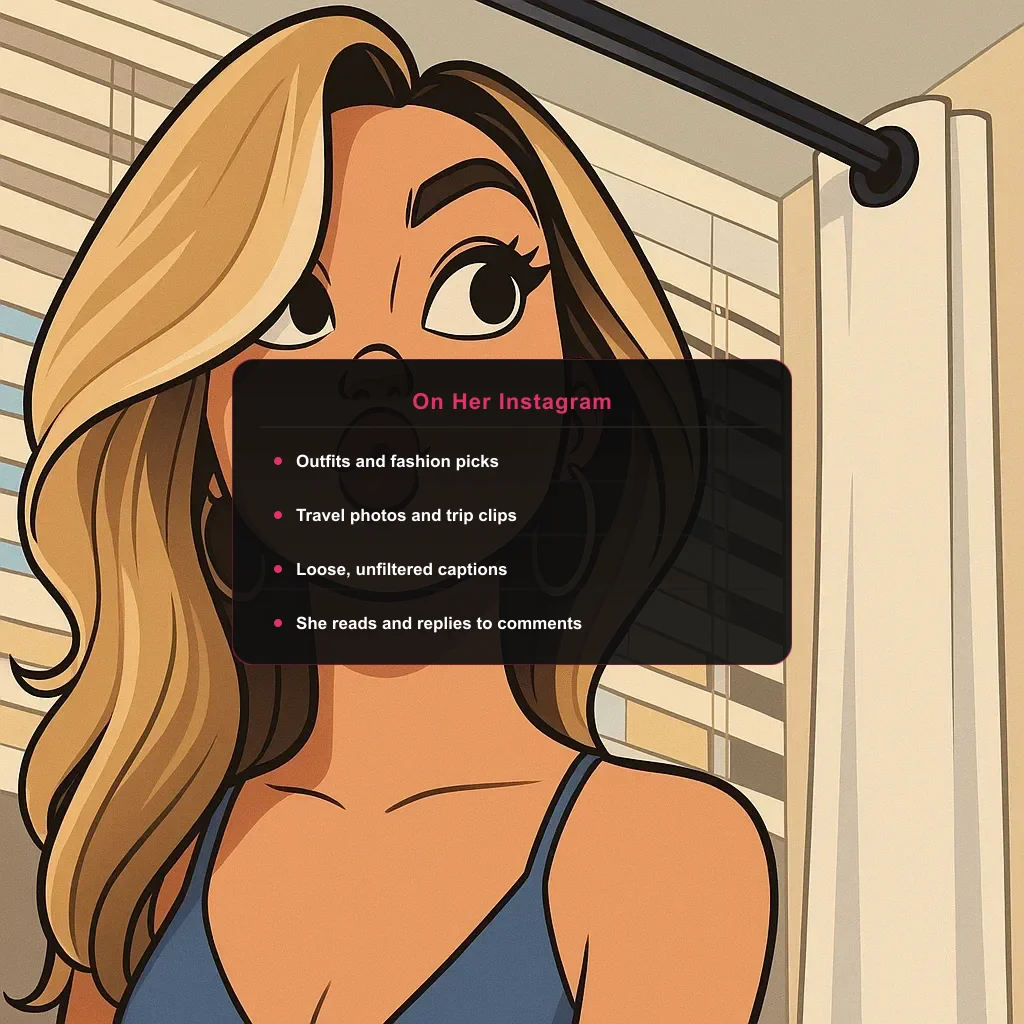 portrait of Aly Lynn with an Instagram peek card