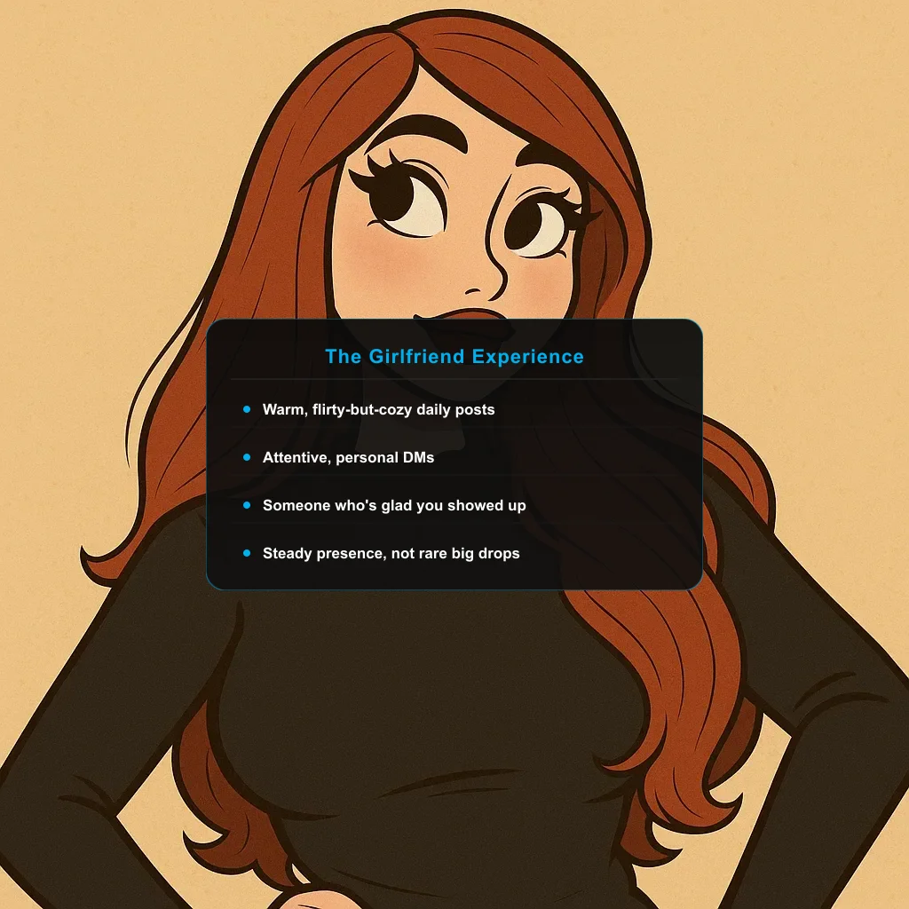 illustration of cicofox with a what-fans-get card