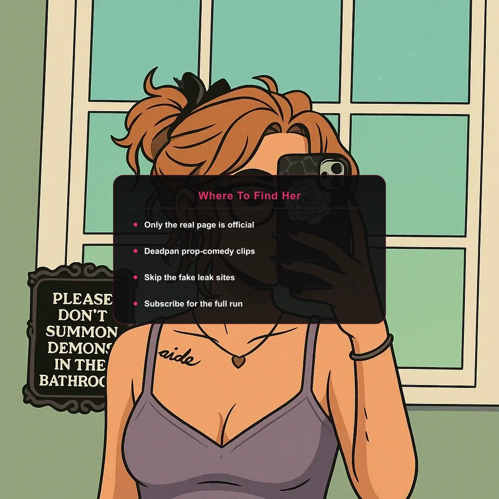 portrait of youronlyabsinthe with an Instagram peek card